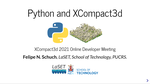 Python and XCompact3d